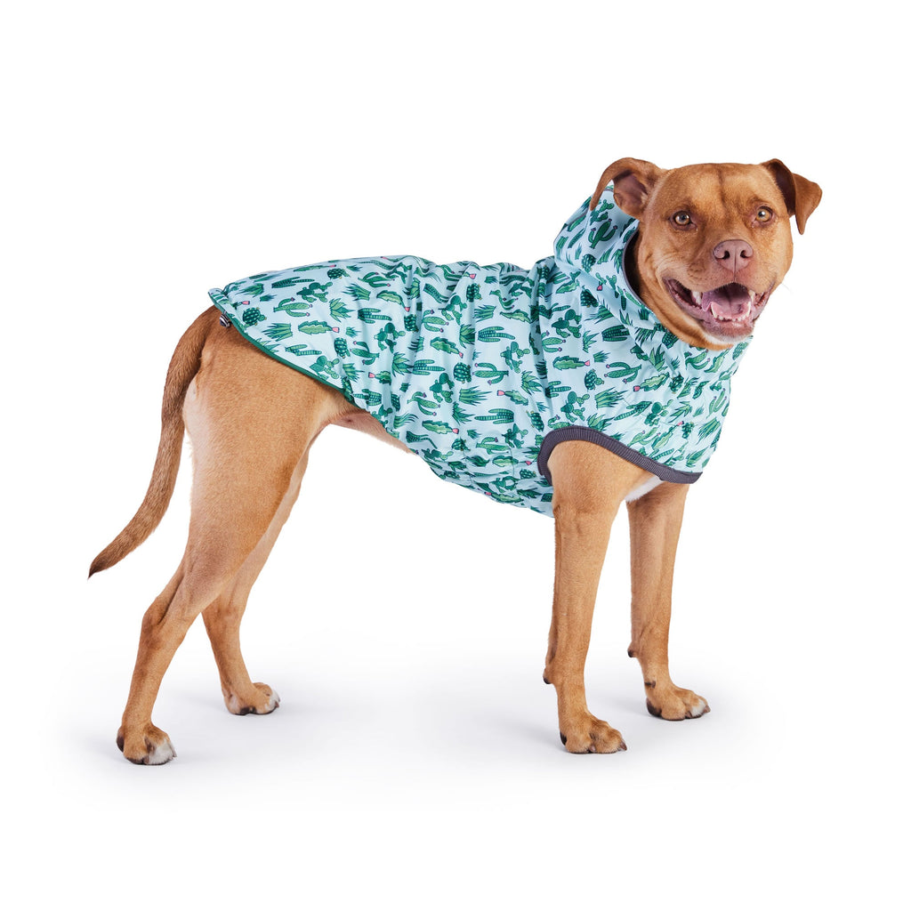 Reversible Elasto-Fit Raincoat - Green/Green by GF Pet.us