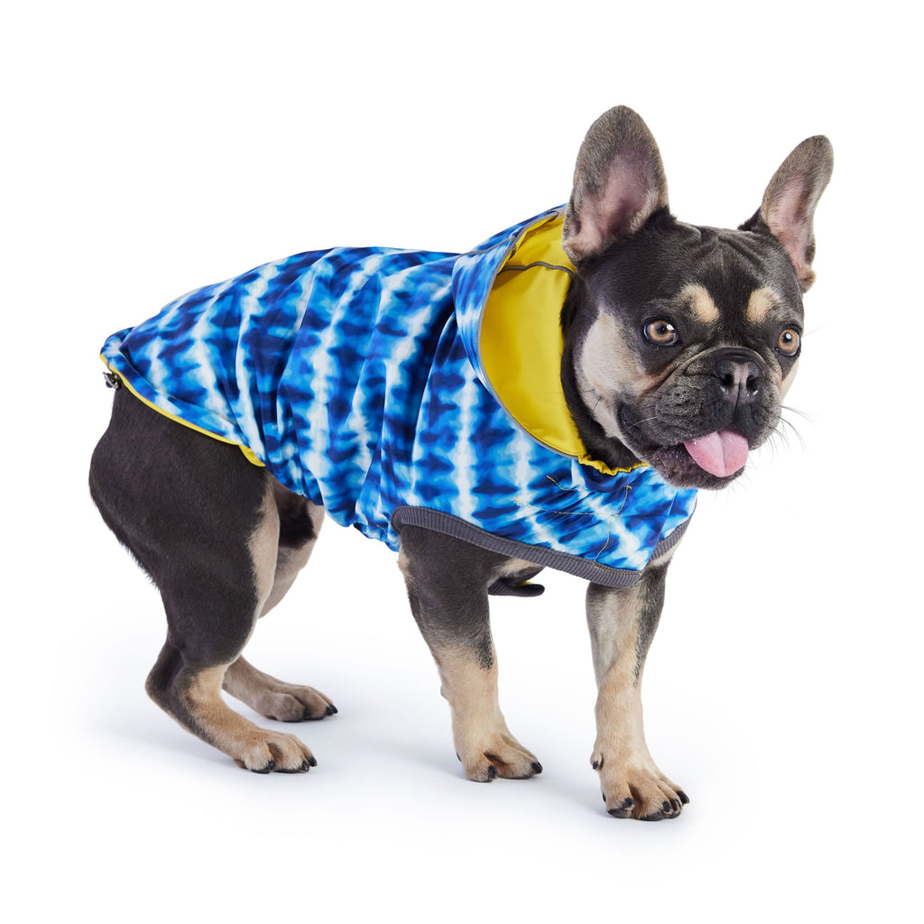 Reversible Elasto-Fit Raincoat - Yellow/Blue by GF Pet.us