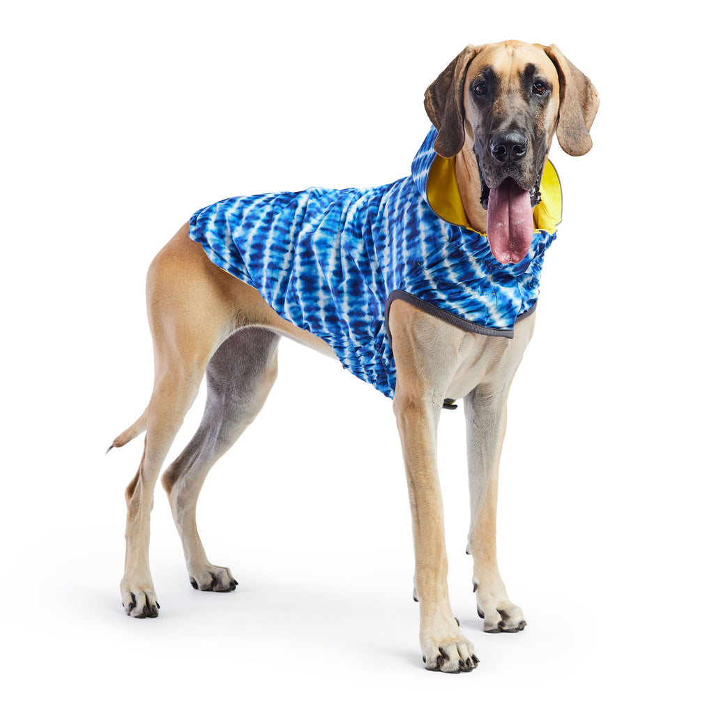 Reversible Elasto-Fit Raincoat - Yellow/Blue by GF Pet.us