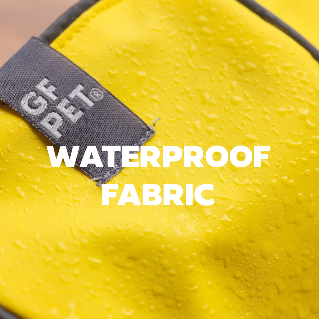 Reversible Elasto-Fit Raincoat - Yellow/Blue by GF Pet.us