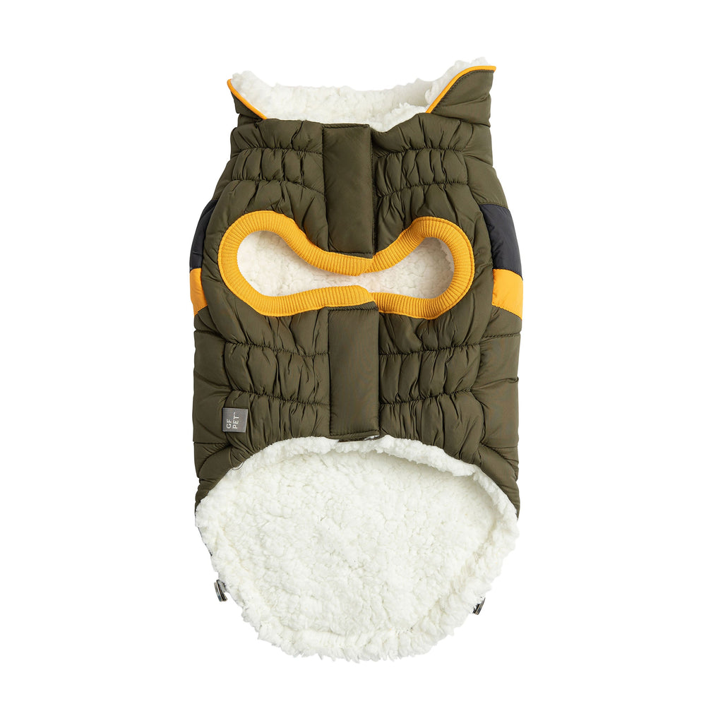 Alpine Puffer - Dark Khaki by GF Pet.us