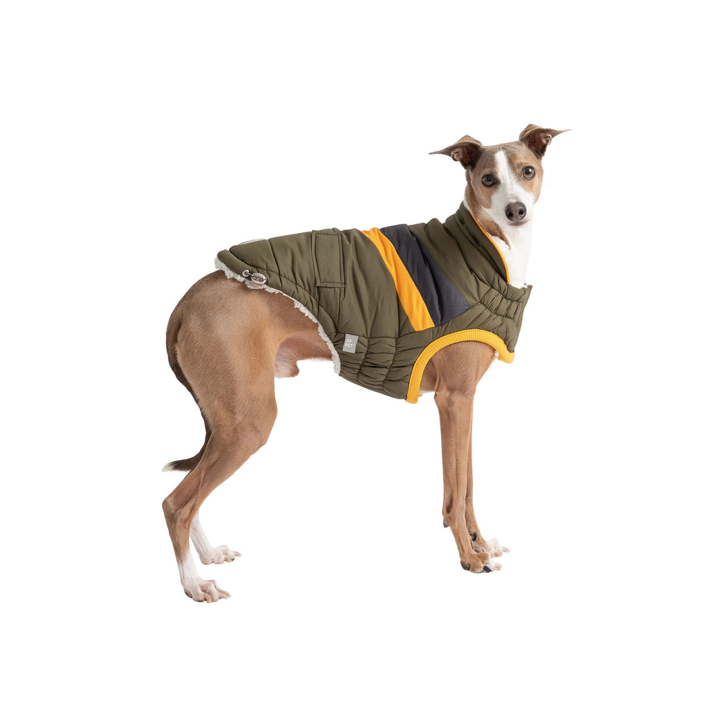 Alpine Puffer - Dark Khaki by GF Pet.us