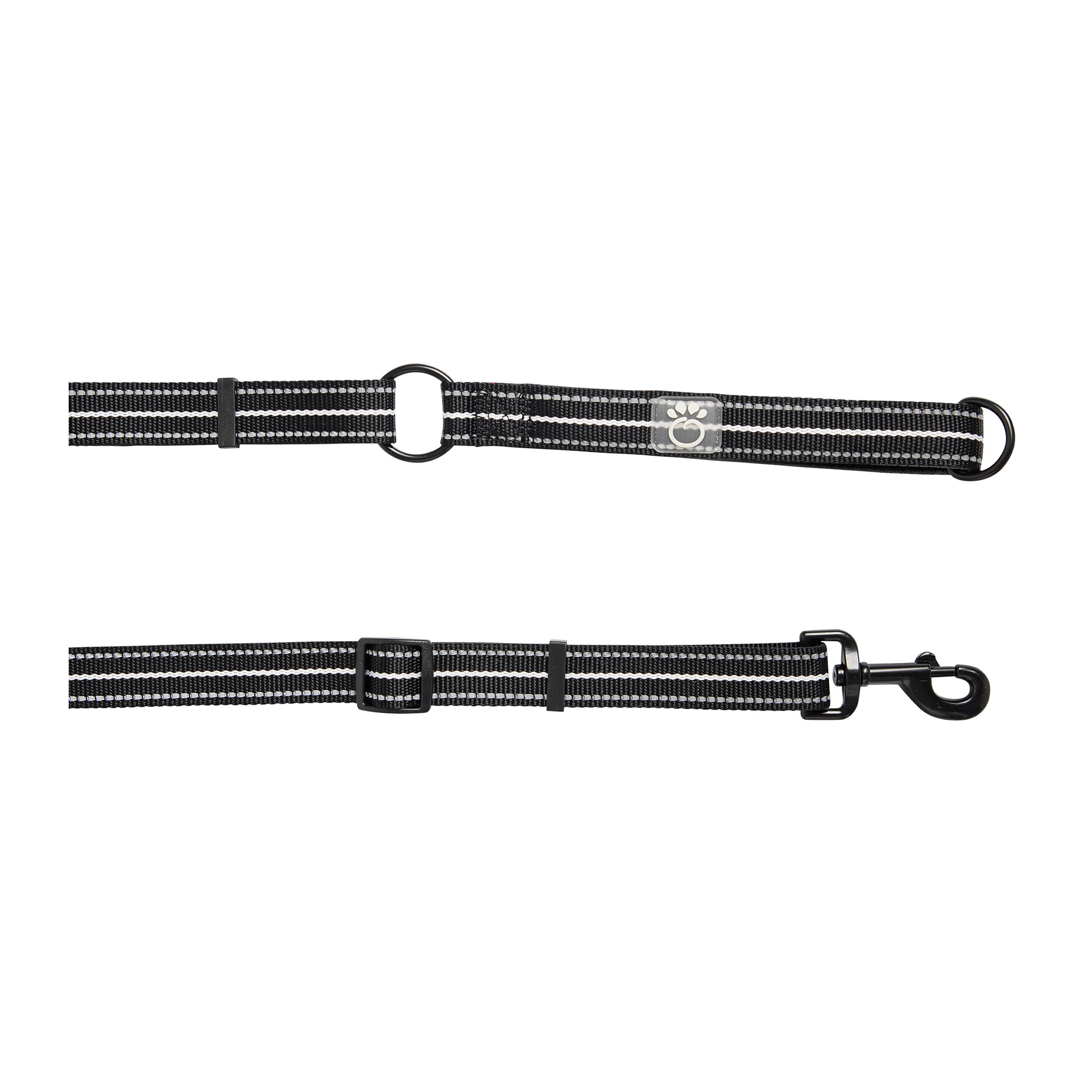 Reflective Leash - EEZY-6 - Black by GF Pet.us