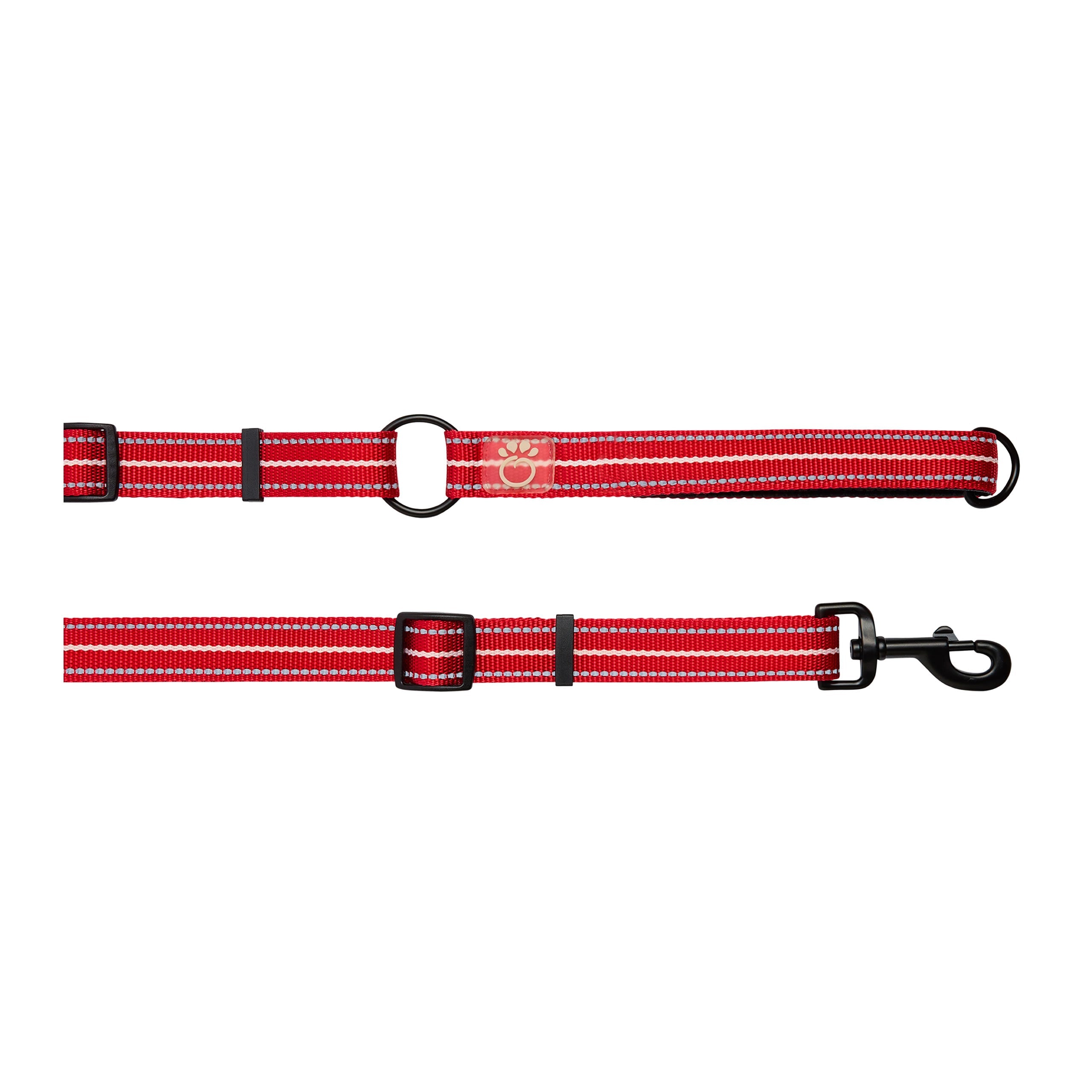 Reflective Leash - EEZY-6 - Red by GF Pet.us