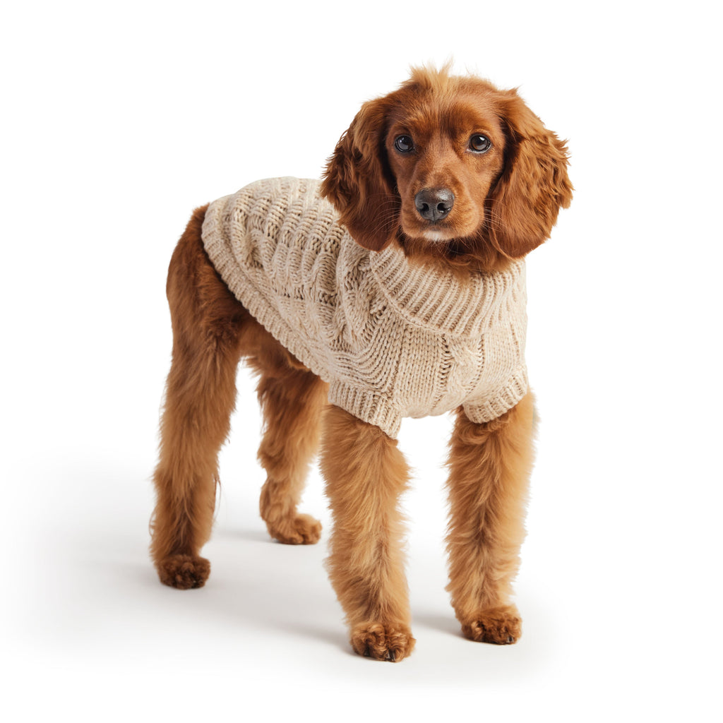 Chalet Sweater - Oatmeal by GF Pet.us