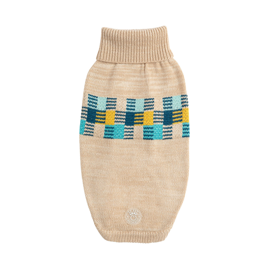 Winter Sailor Sweater - Oatmeal Mix by GF Pet.us