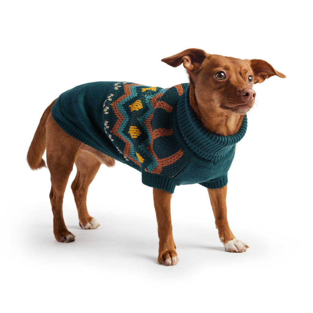 Heritage Sweater - Teal by GF Pet.us