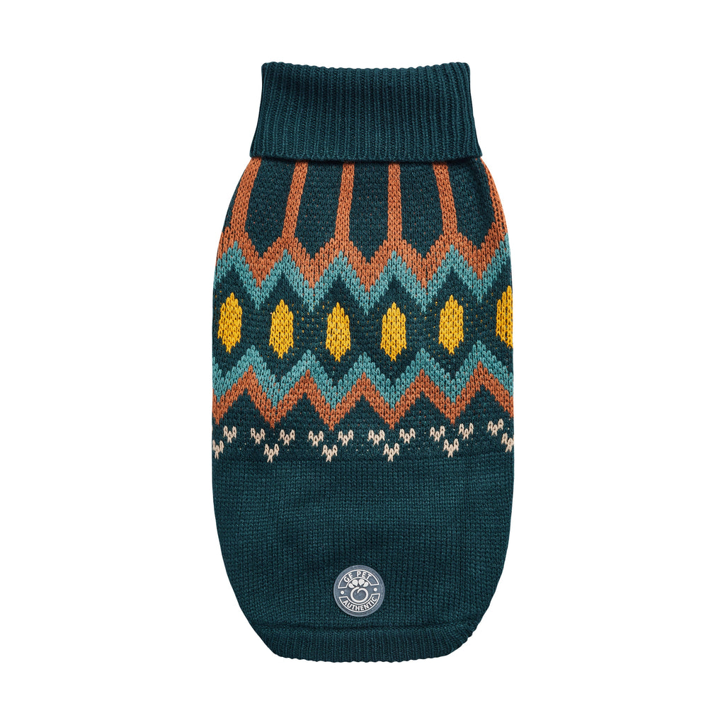 Heritage Sweater - Teal by GF Pet.us