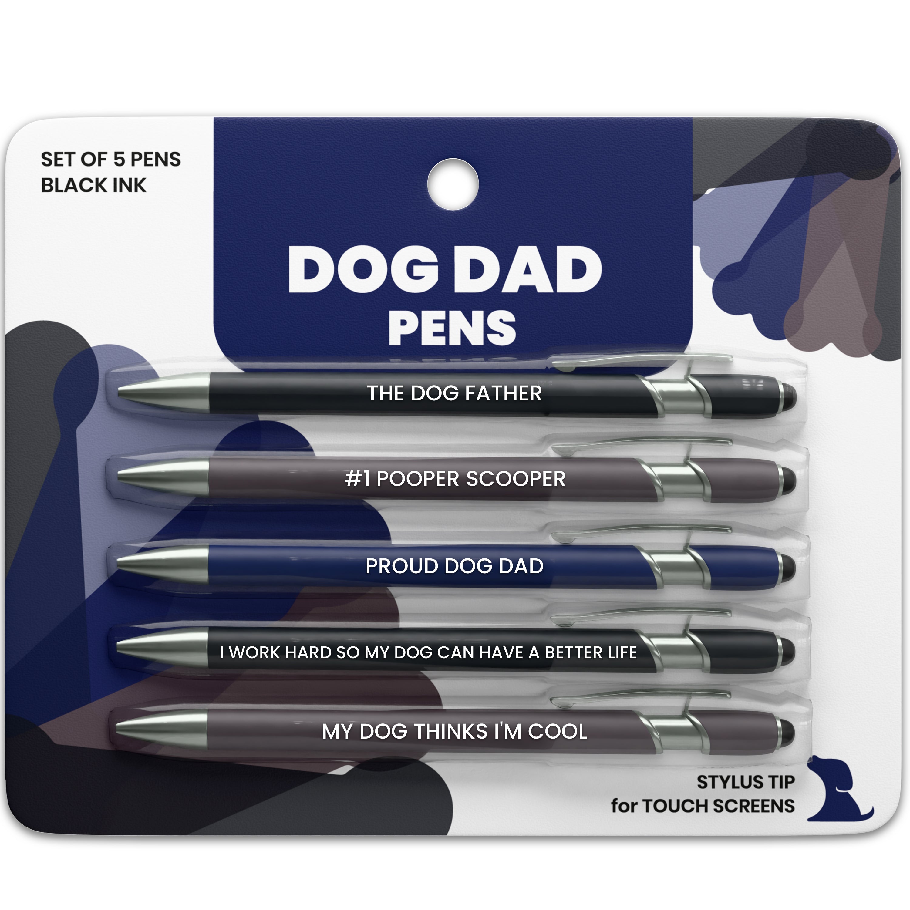 Dog-Themed Stylus Pen Sets by Rubyloo