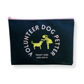 GetBullish Volunteer Dog Petter Canvas Zipper Pouch 9.5" x 7" | Cosmetics Bag or Pencil Case by The Bullish Store