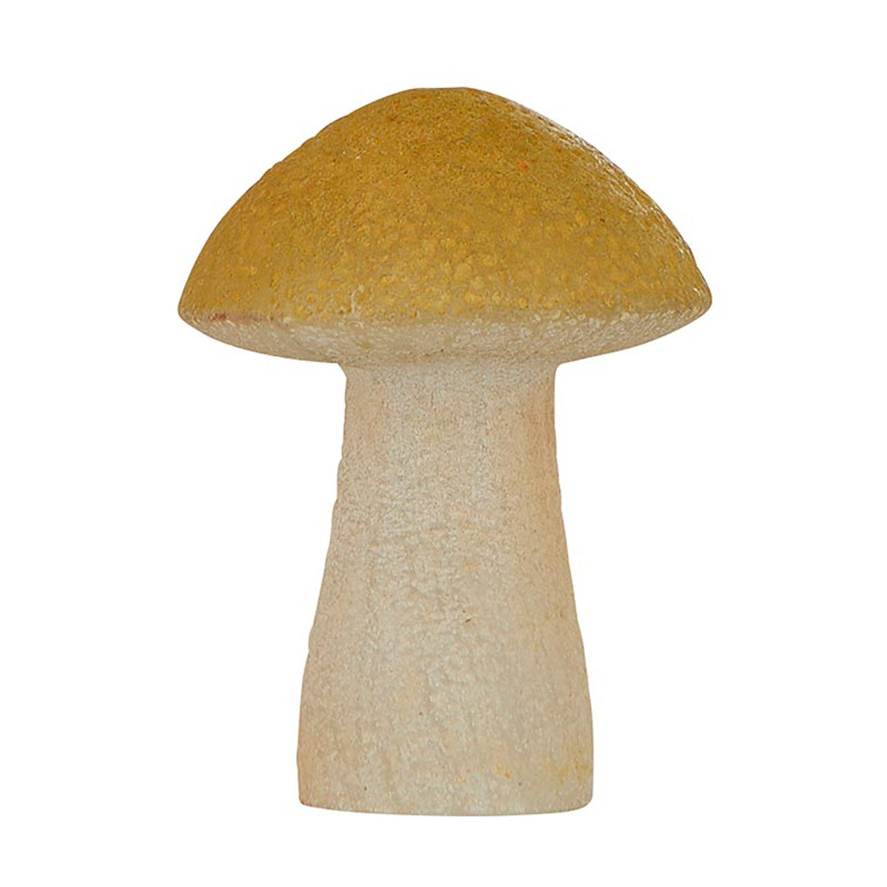 Glass Mushrooms in Set of 4 | Glass Figurines Sculpture for Indoor/Outdoor Decor by The Bullish Store