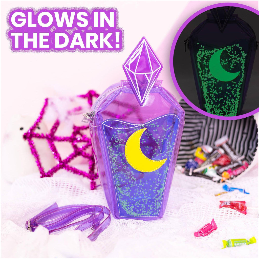 Glow in the Dark Potion Bottle Handbag | Semi-Transparent Adjustable Strap Purse Bag by The Bullish Store