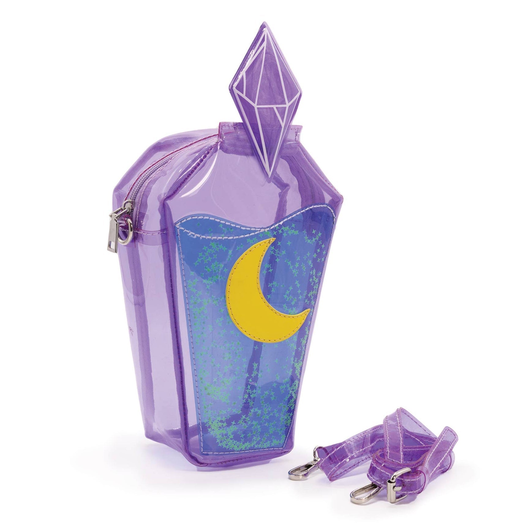 Glow in the Dark Potion Bottle Handbag | Semi-Transparent Adjustable Strap Purse Bag by The Bullish Store