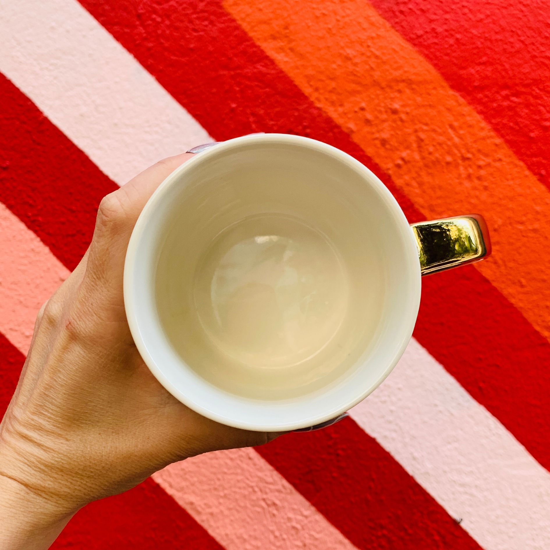 Goal Digger Mug | Gold Handle Coffee Mug | 14 oz. by The Bullish Store