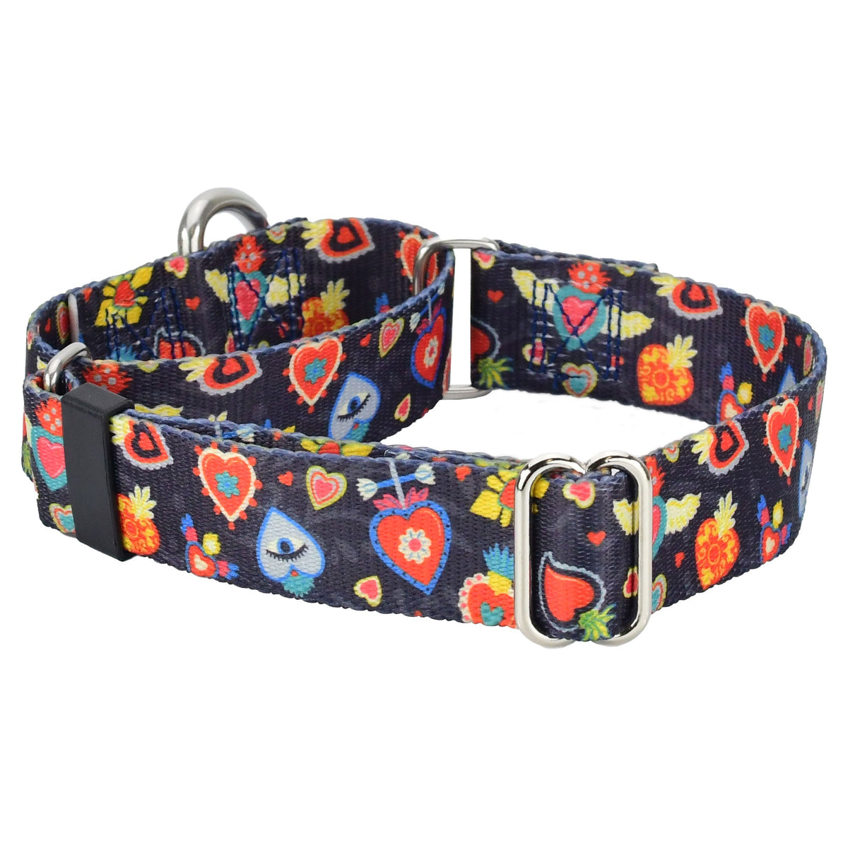 Gothic Hearts Martingale Dog Collar – EarthStyle by 2 Hounds Design