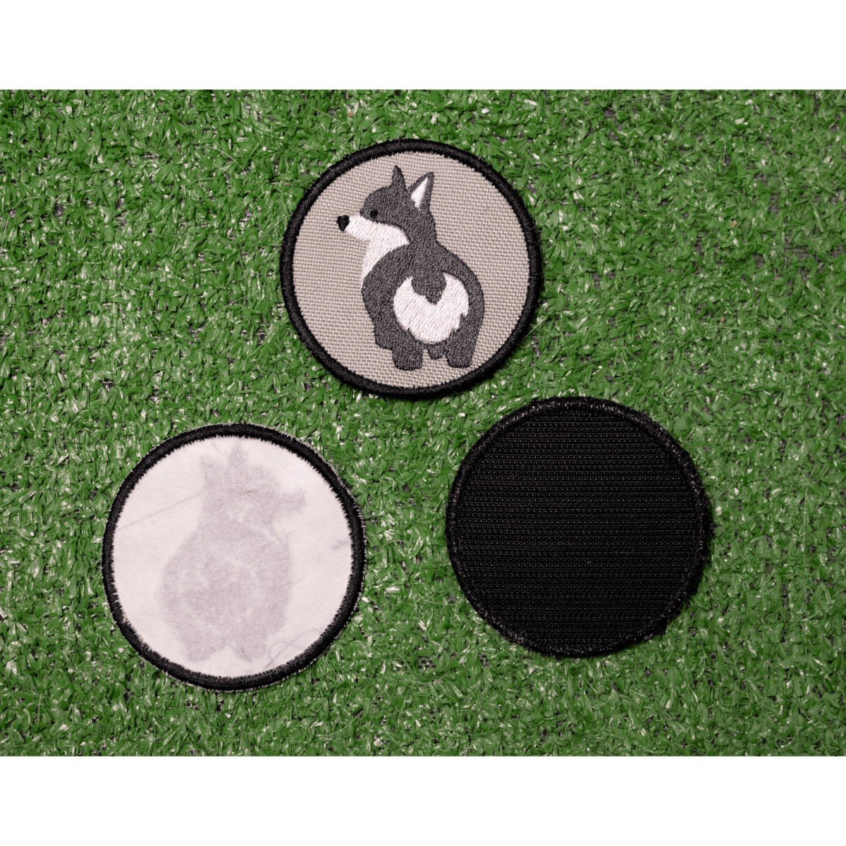 Gray Corgi Bum Patch by K9 Sport Sack