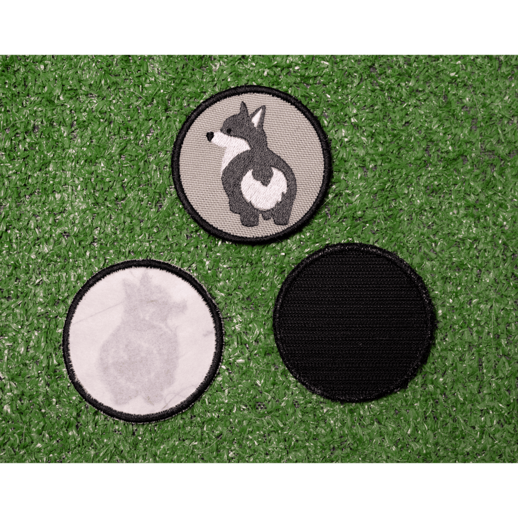 Gray Corgi Bum Patch by K9 Sport Sack