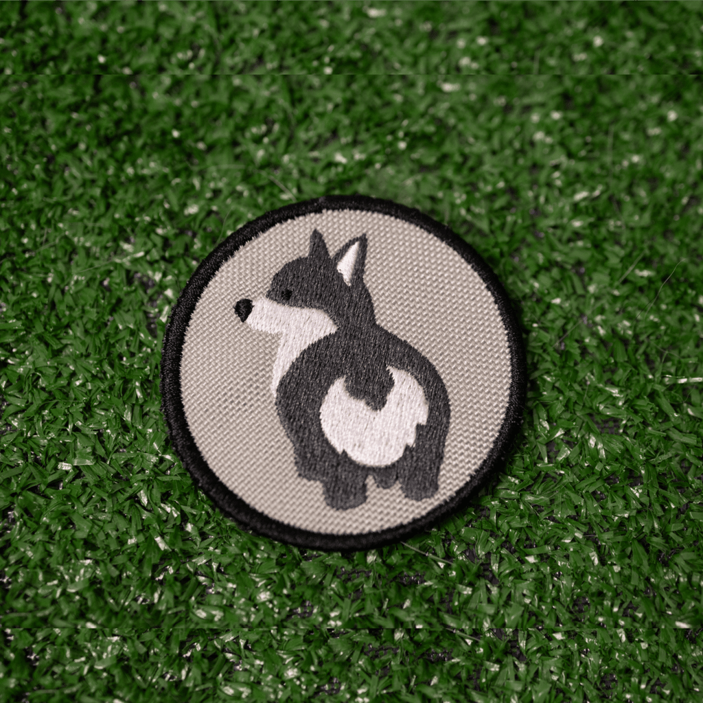 Gray Corgi Bum Patch by K9 Sport Sack