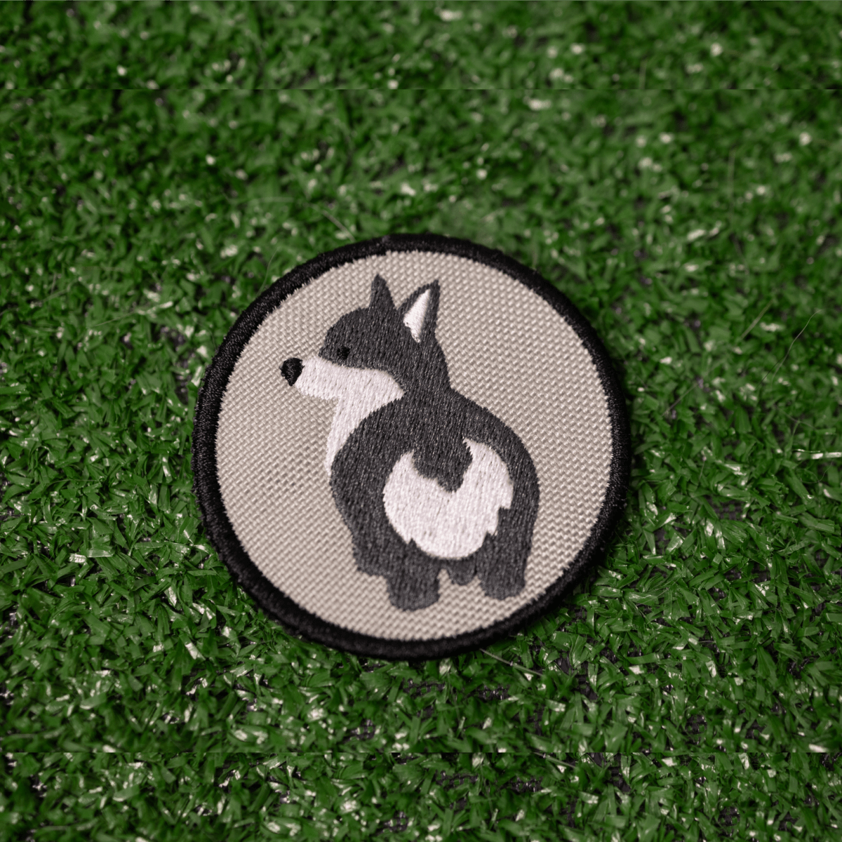 Gray Corgi Bum Patch by K9 Sport Sack