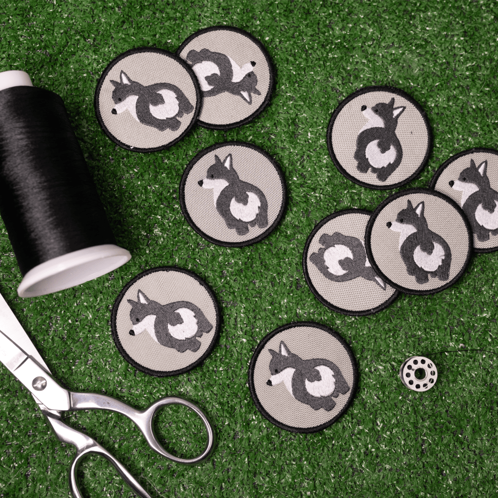 Gray Corgi Bum Patch by K9 Sport Sack