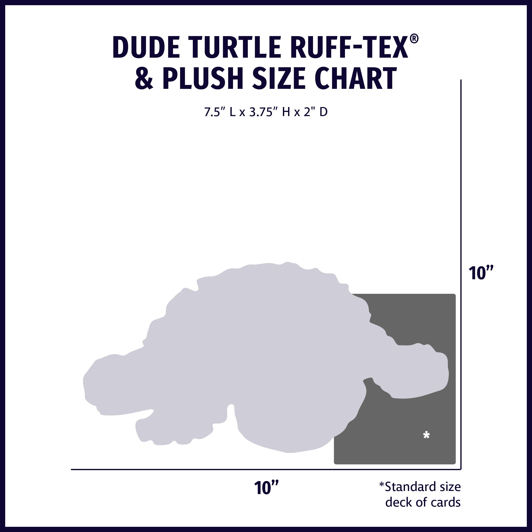 Huggle-Fusion® Dude Turtle Plush & Latex Dog Toy by HuggleHounds