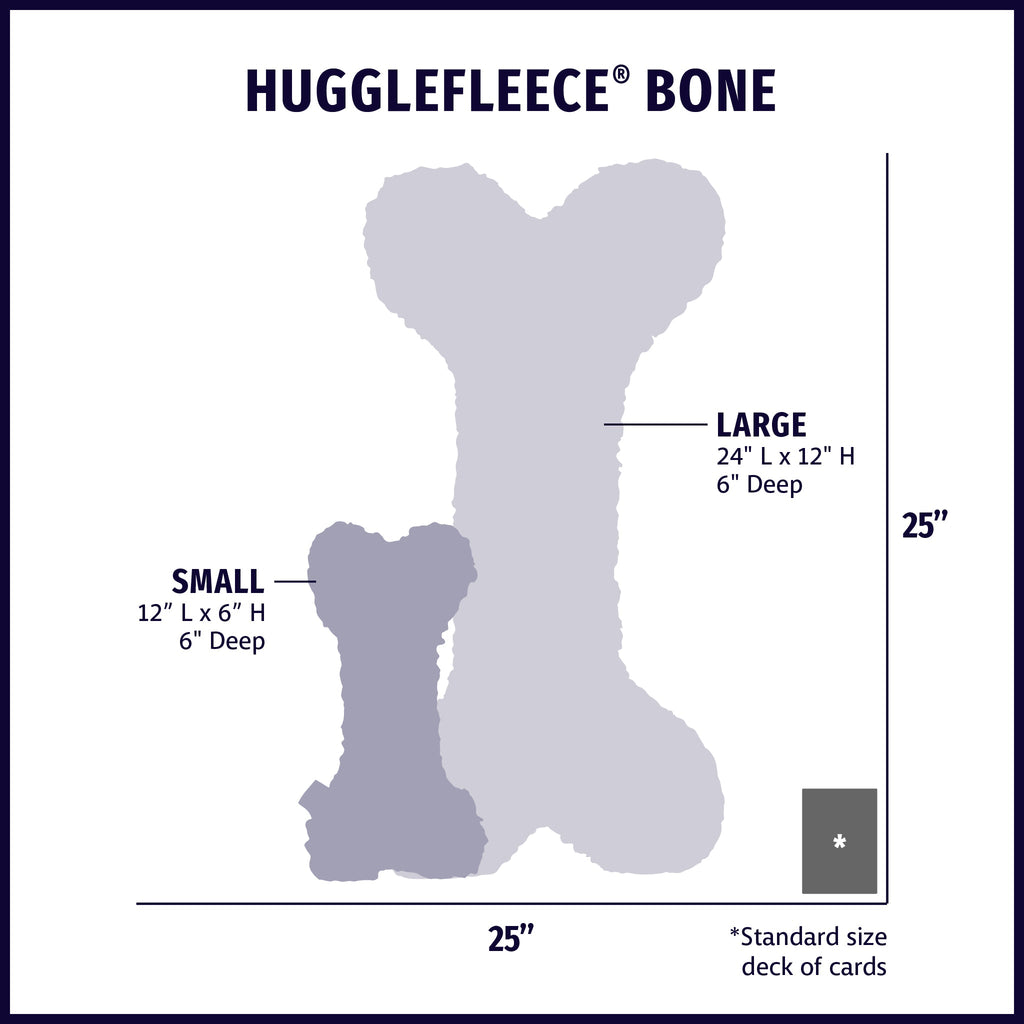 HuggleHug™ Lavender Bone & 2oz Calming Spray Dog Toy Set by HuggleHounds