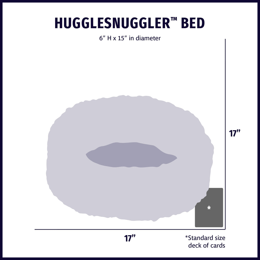 HuggleFleece® HuggleSnuggler™ Cat & Dog Beds by HuggleHounds