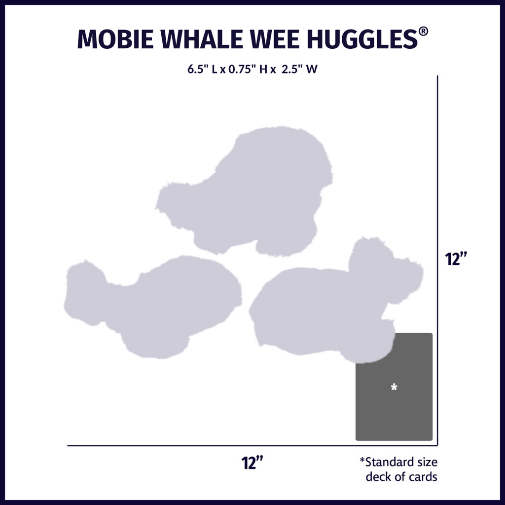 Mobie Whale Wee Huggles® Plush Dog Toys, 3 Pack by HuggleHounds