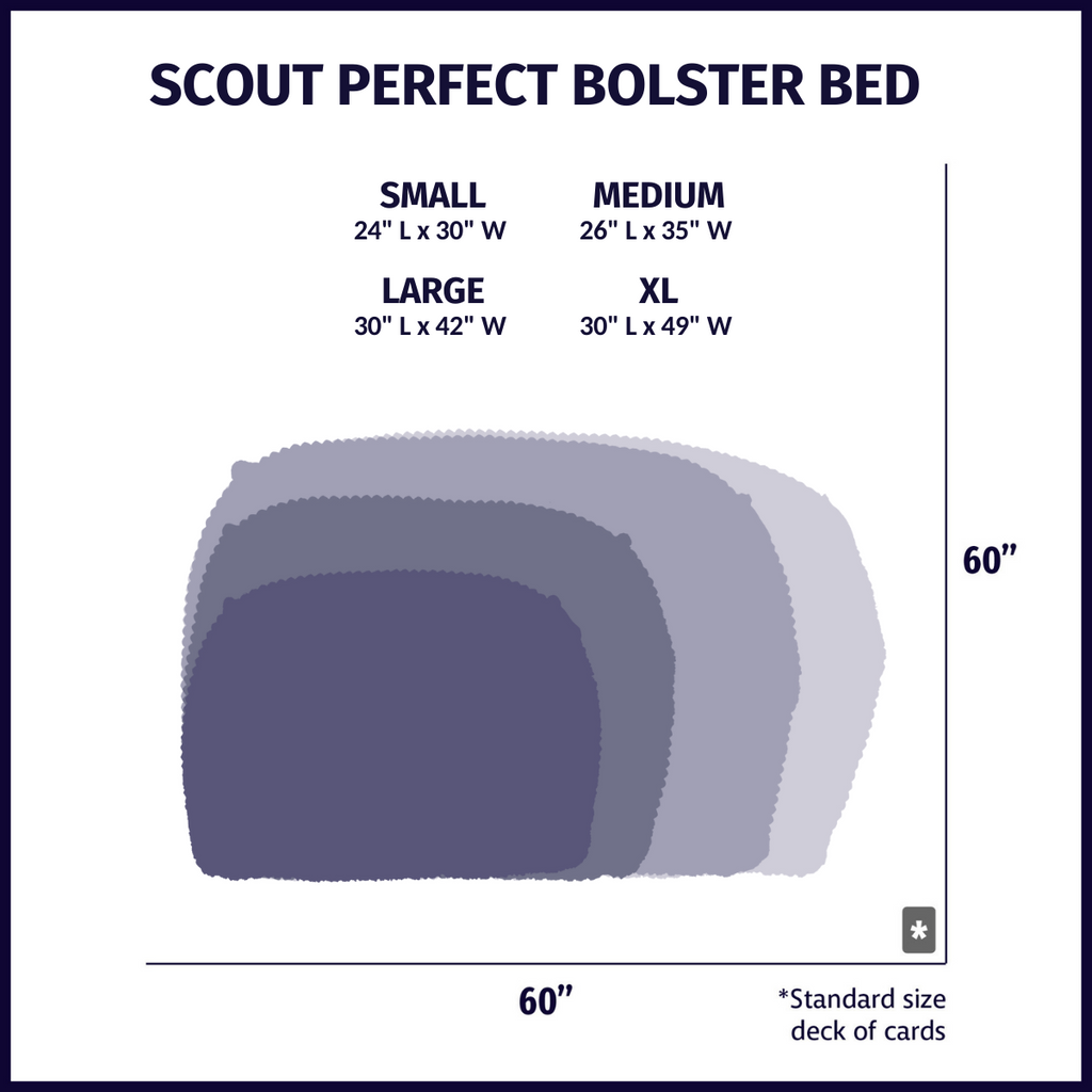 Scout Perfect Bolster Dog Bed by HuggleHounds