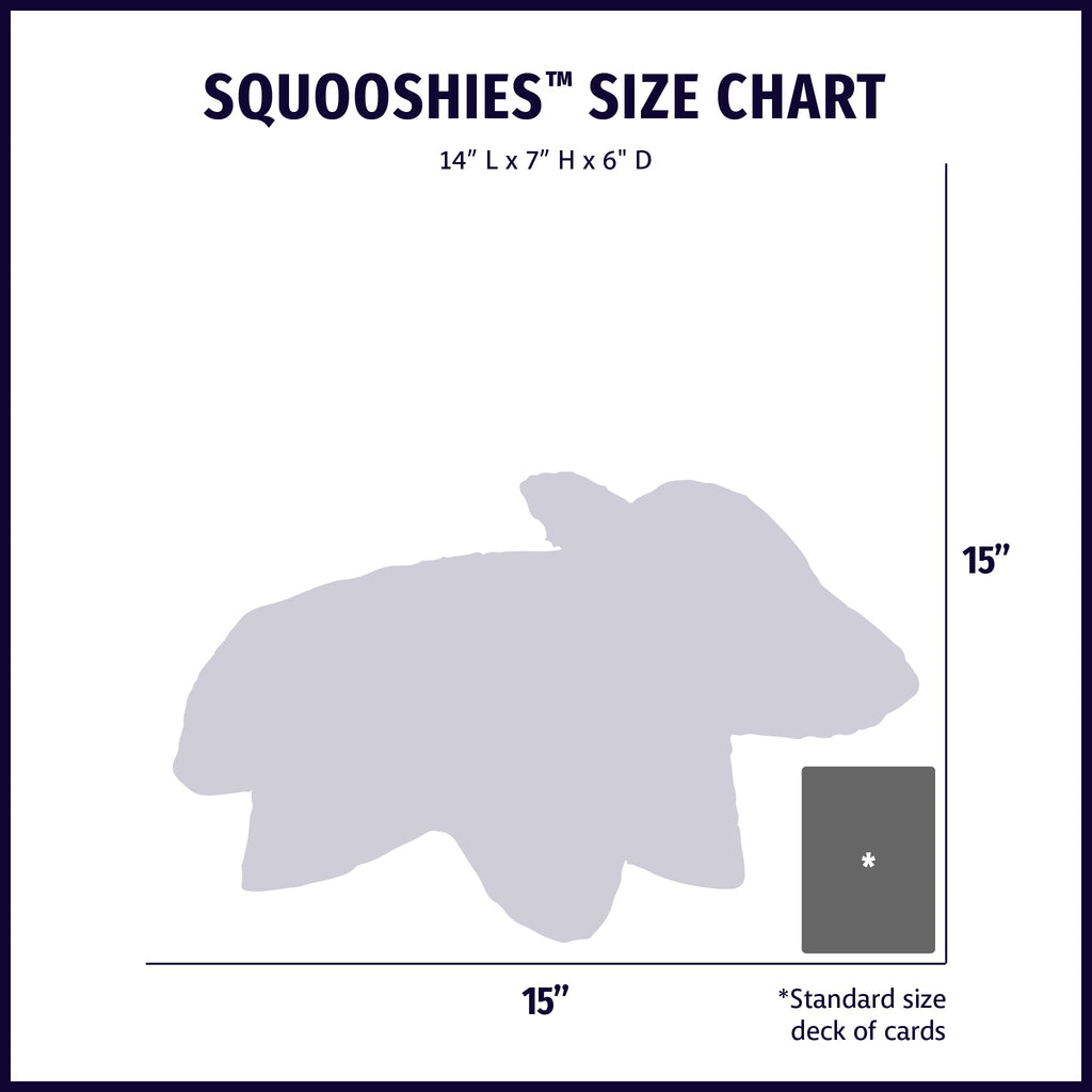 Squooshie™ Bunny Plush Dog Toy by HuggleHounds