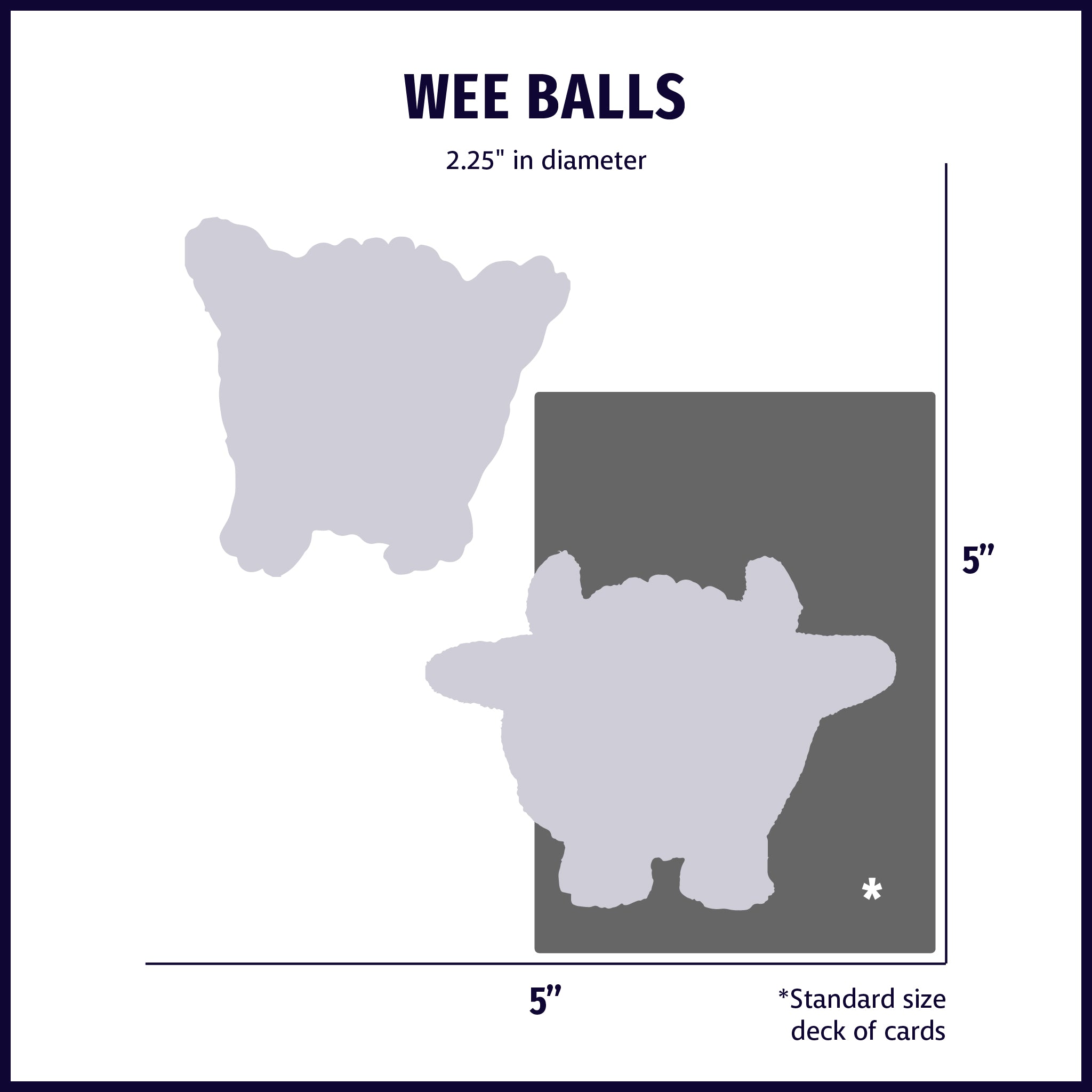 Wee Huggles® Assorted Balls Dog Toys, 5 Pack by HuggleHounds