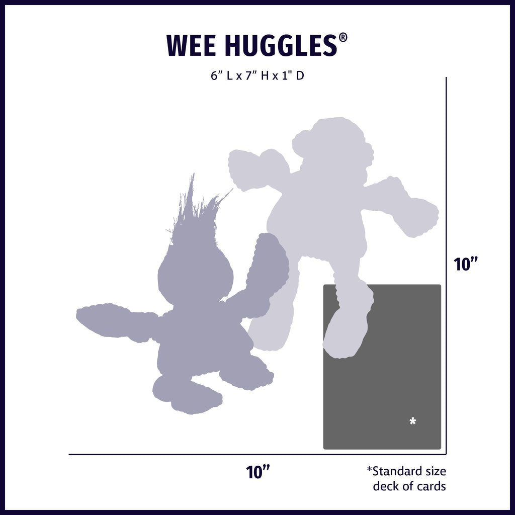 Wee Huggles® Assorted Dog People™ Plush Dog Toys, 3 Pack by HuggleHounds