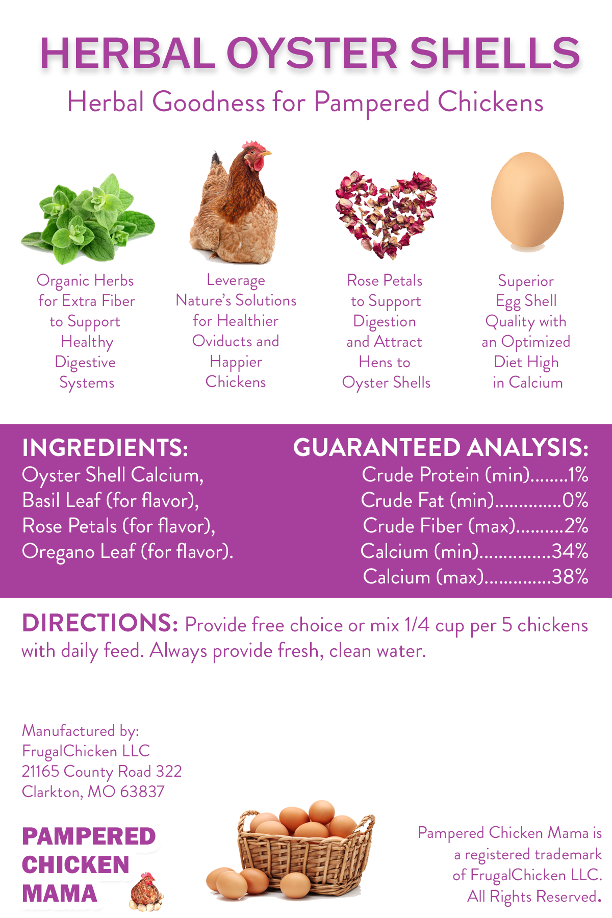 Herbal Oyster Shells by Dahlia Pets