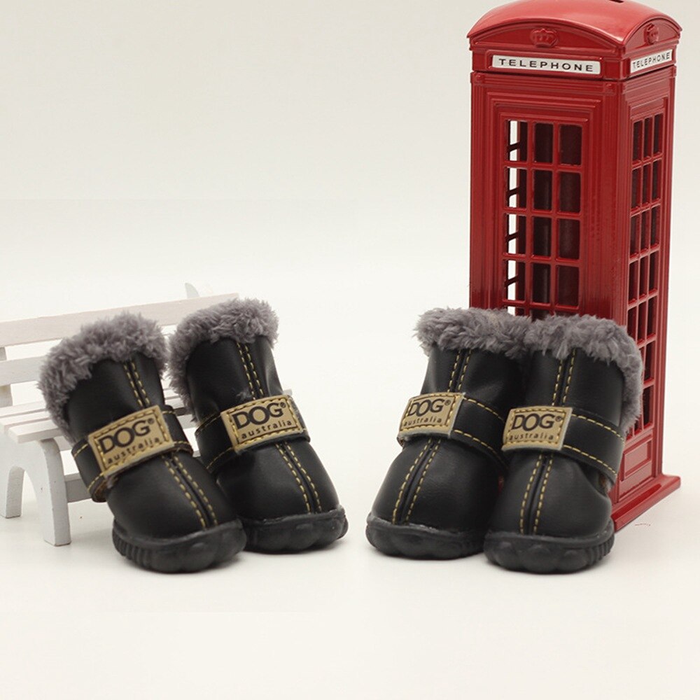 Dog Australia Waterproof Fleece-Lined Warm Dog Snow Boots by Furr Baby Gifts