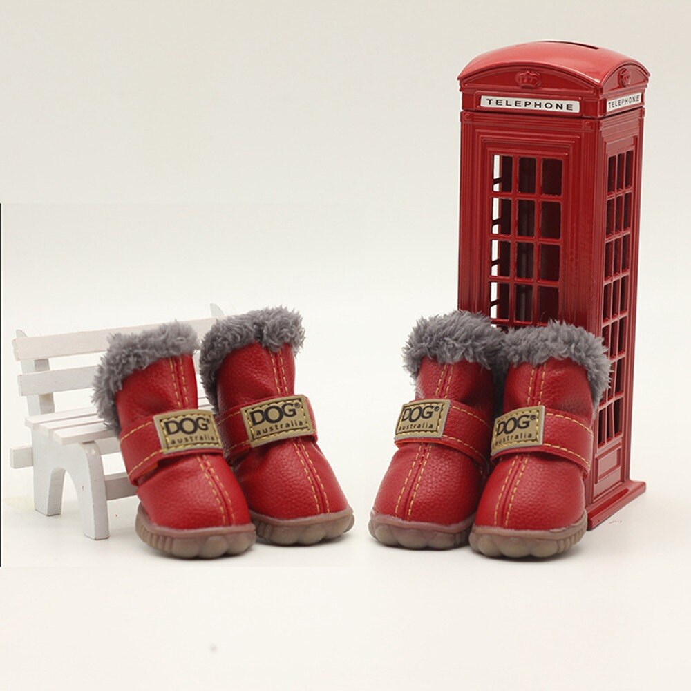 Dog Australia Waterproof Fleece-Lined Warm Dog Snow Boots by Furr Baby Gifts