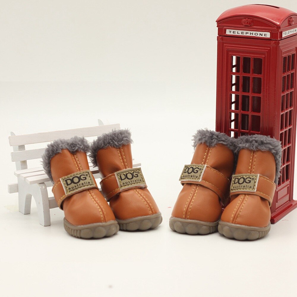 Dog Australia Waterproof Fleece-Lined Warm Dog Snow Boots by Furr Baby Gifts