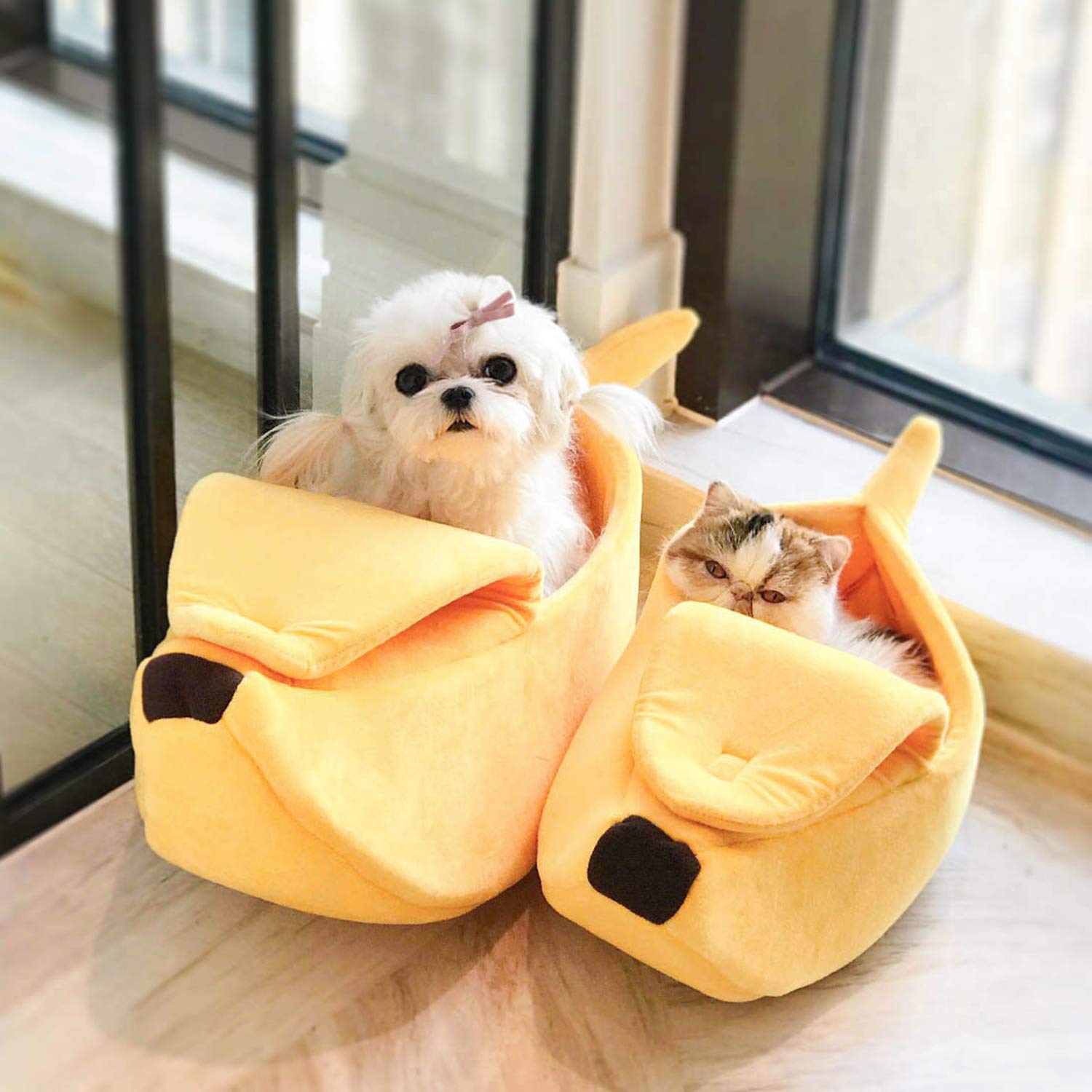 Banana Pet Bed by Furr Baby Gifts