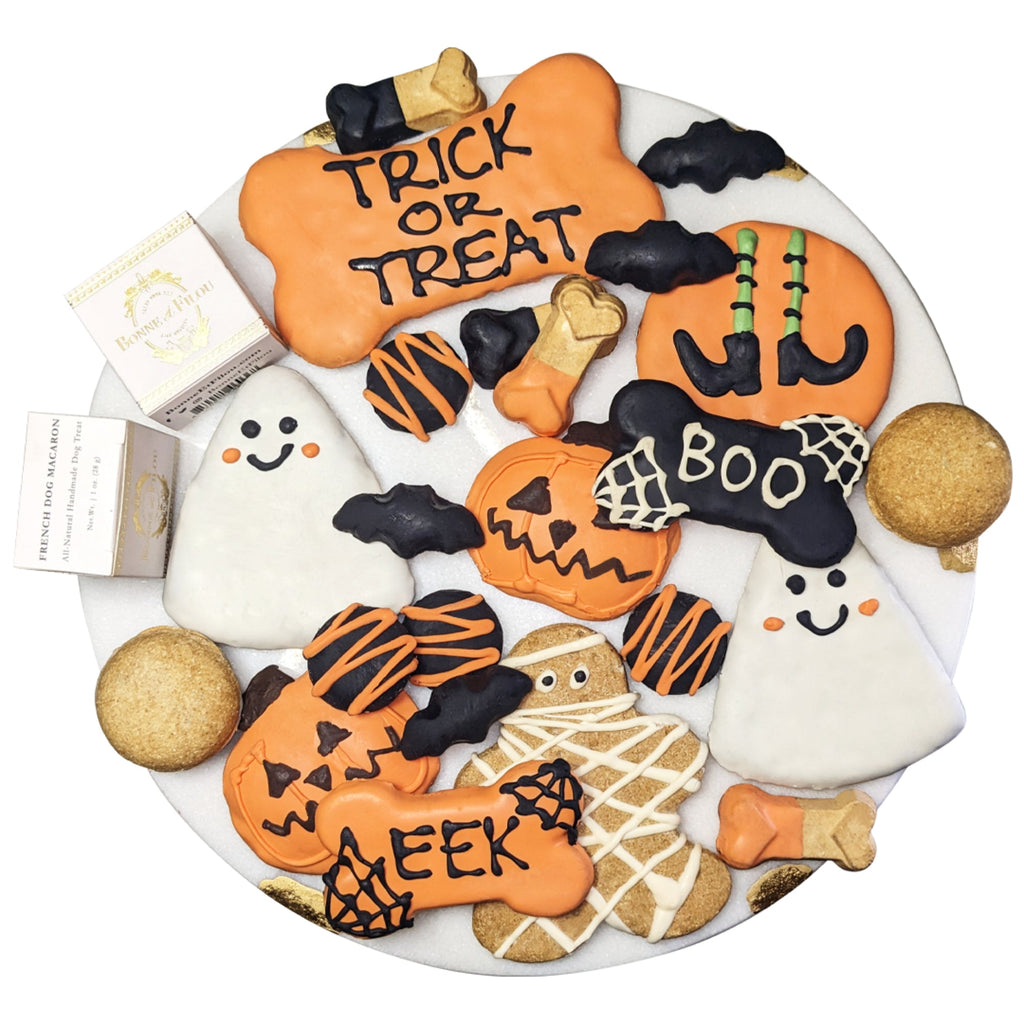 Halloween Themed Dog Treats Gift Box by Bonne et Filou