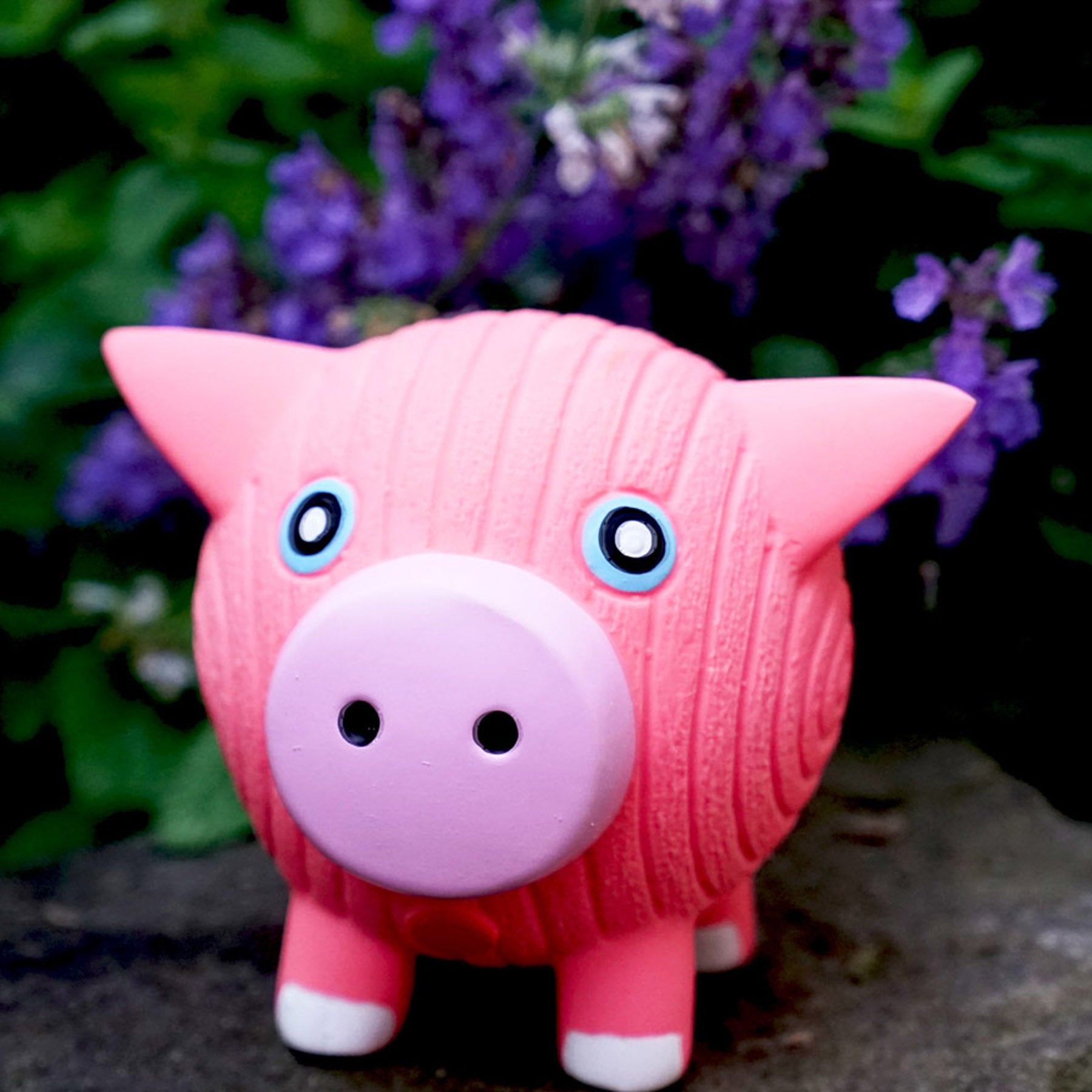 Hamlet Pig Ruff-Tex® Latex Ball Dog Toy, Large by HuggleHounds