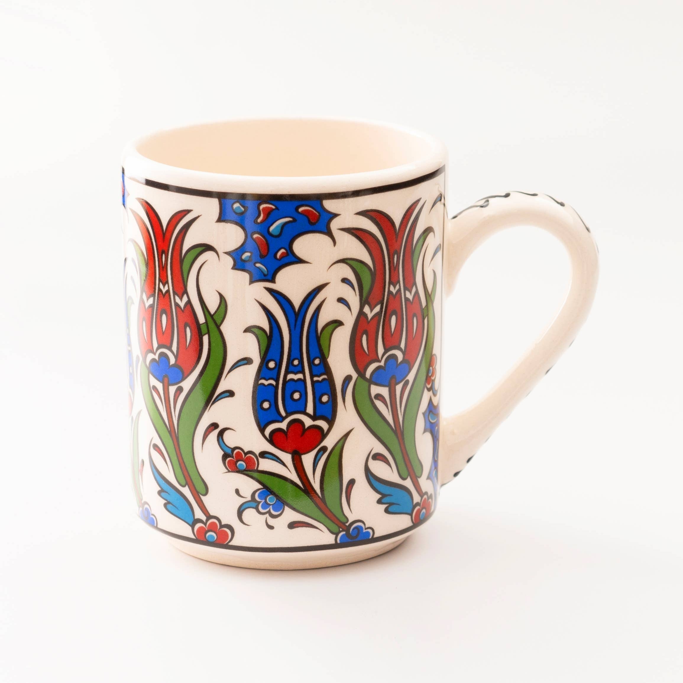 Handmade in Türkiye Ceramic Botanical Mugs - 9 Styles, Mix and Match by The Bullish Store