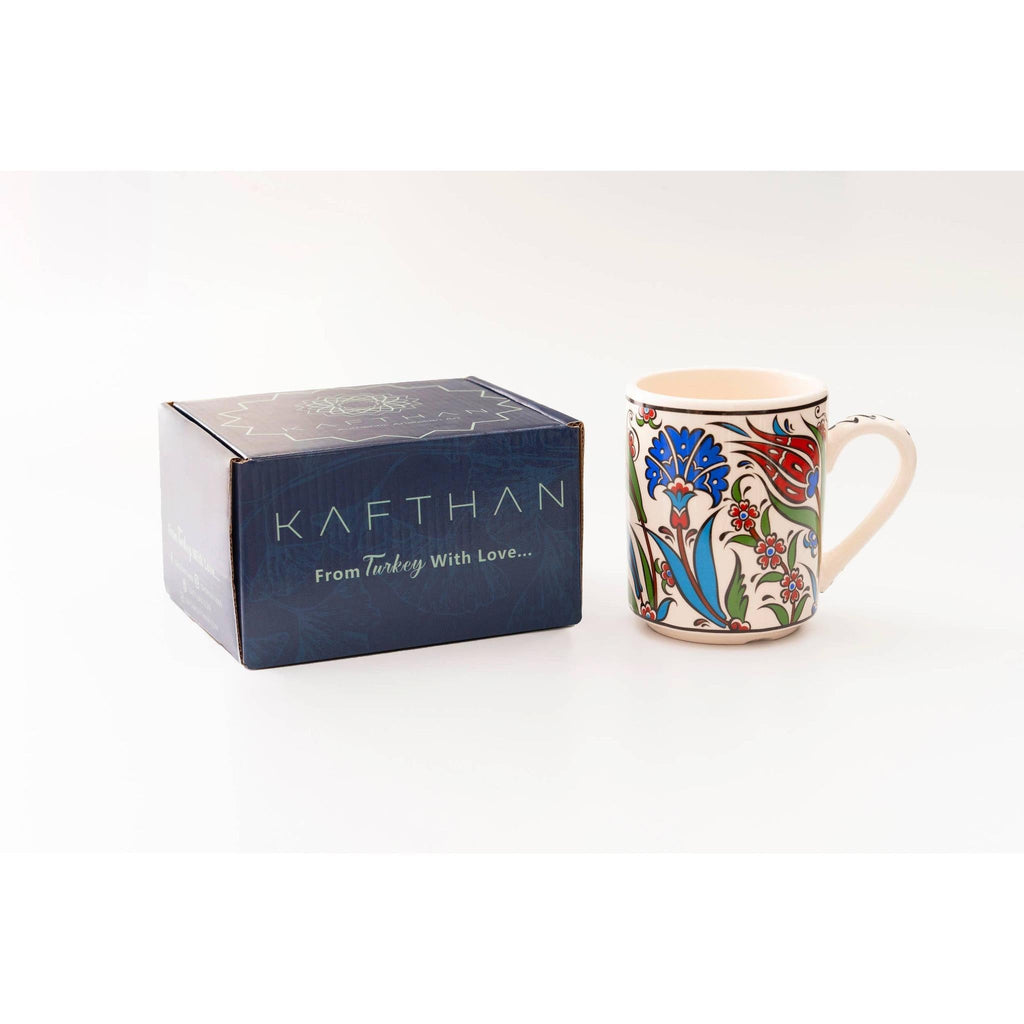 Handmade in Türkiye Ceramic Botanical Mugs - 9 Styles, Mix and Match by The Bullish Store