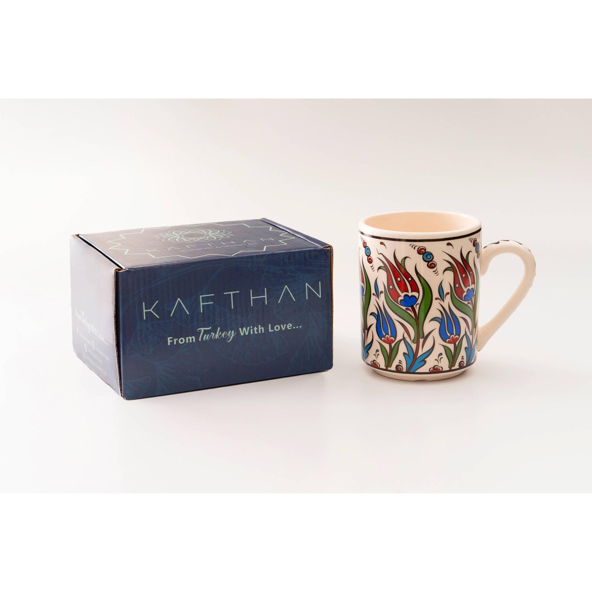 Handmade in Türkiye Ceramic Botanical Mugs - 9 Styles, Mix and Match by The Bullish Store