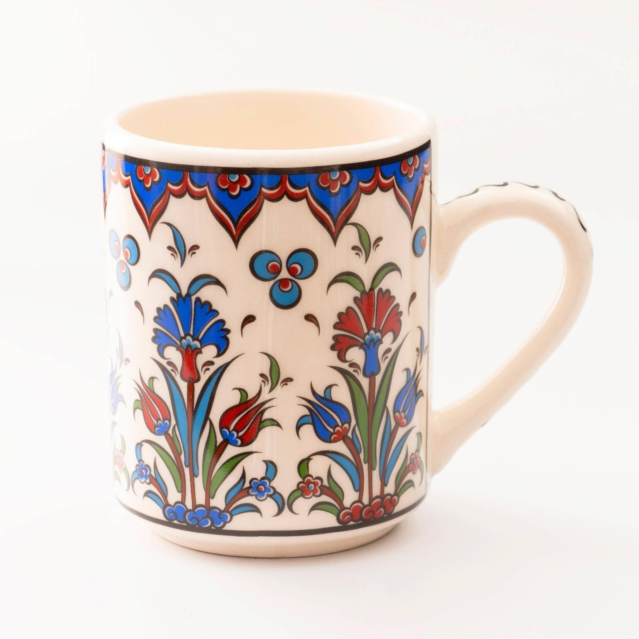 Handmade in Türkiye Ceramic Botanical Mugs - 9 Styles, Mix and Match by The Bullish Store