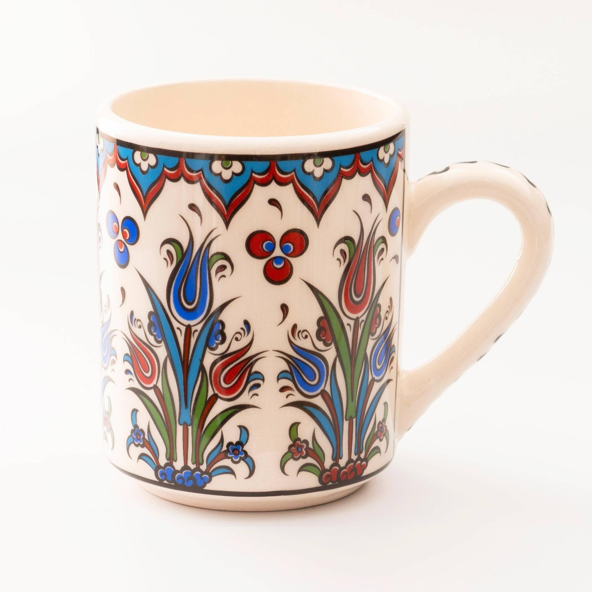 Handmade in Türkiye Ceramic Botanical Mugs - 9 Styles, Mix and Match by The Bullish Store