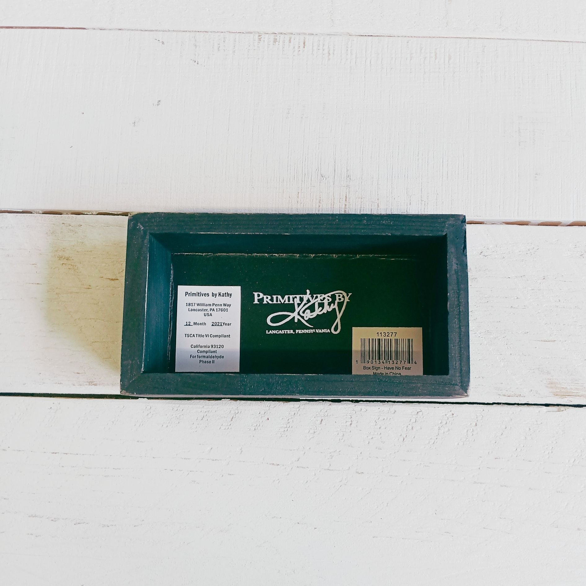 Have No Fear Let Love Win Wooden Box Sign by The Bullish Store