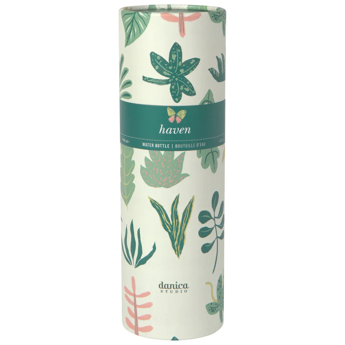 Haven Hydration Stainless Steel Water Bottle in Gift Tube | 17 oz | Gift for Her by The Bullish Store