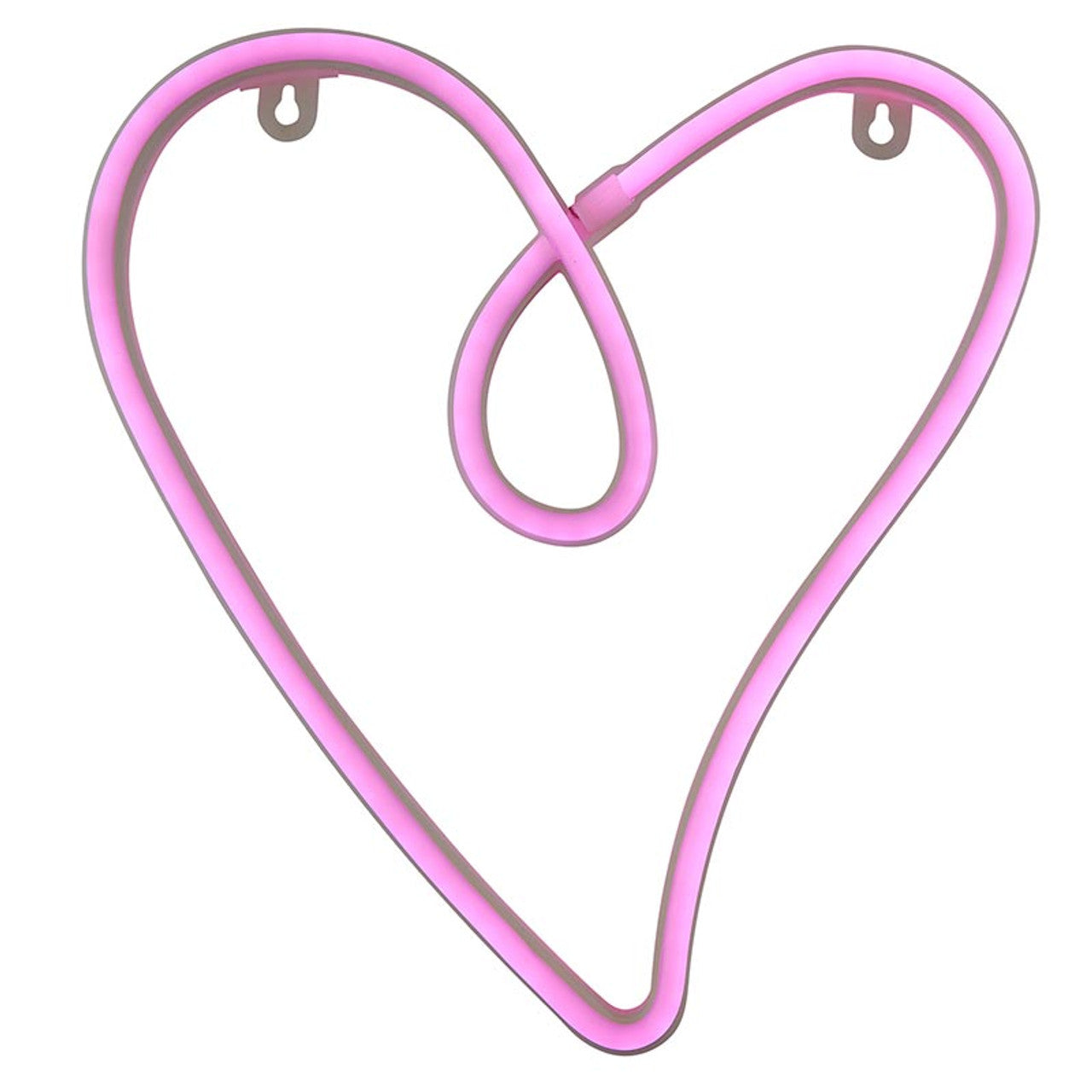 Heart Neon LED Light | Heart Shaped Wall Art Sign by The Bullish Store