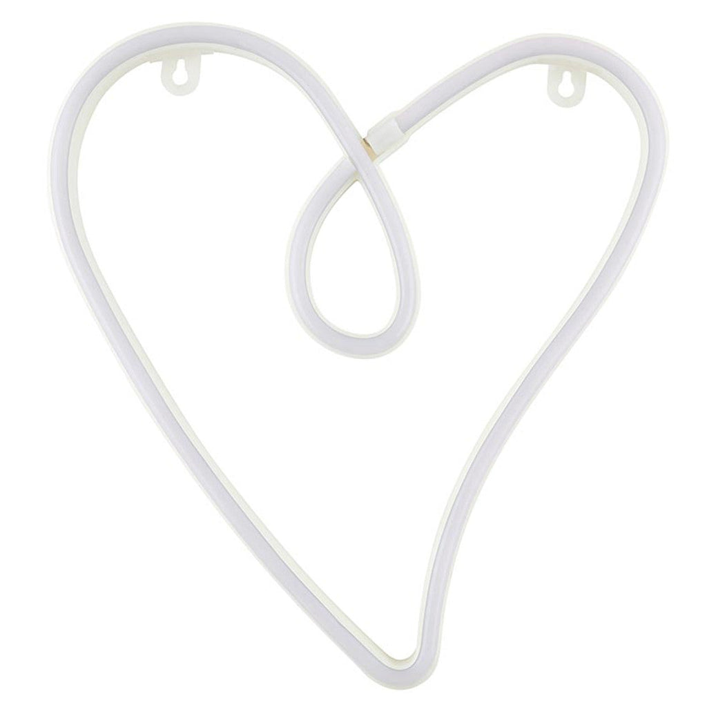 Heart Neon LED Light | Heart Shaped Wall Art Sign by The Bullish Store