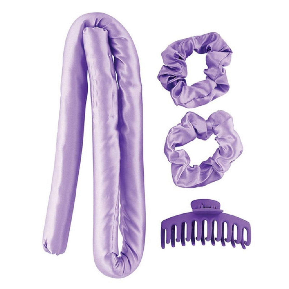 Heatless Roller Set | 4-Piece Hair Curler Set | Hair Accessories by The Bullish Store