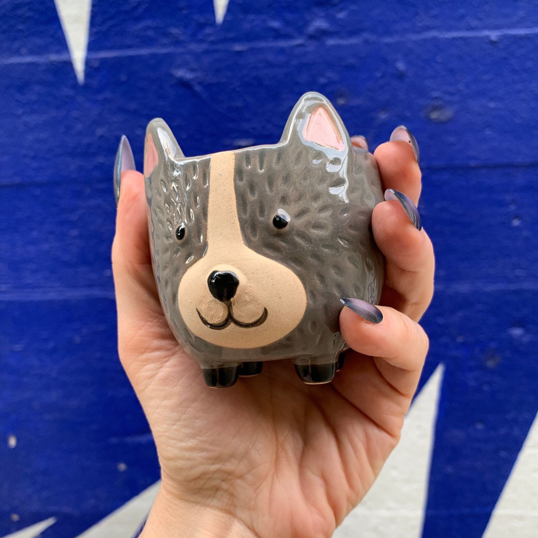 Hedgehog Pot | Decorative Ceramic Planter | 3.25" Tall by The Bullish Store